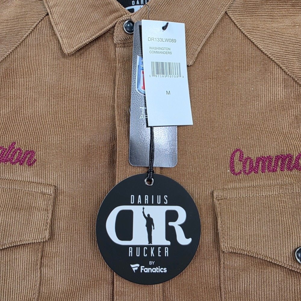 Darius Rucker Washington Commanders Corduroy Snap… - image 2